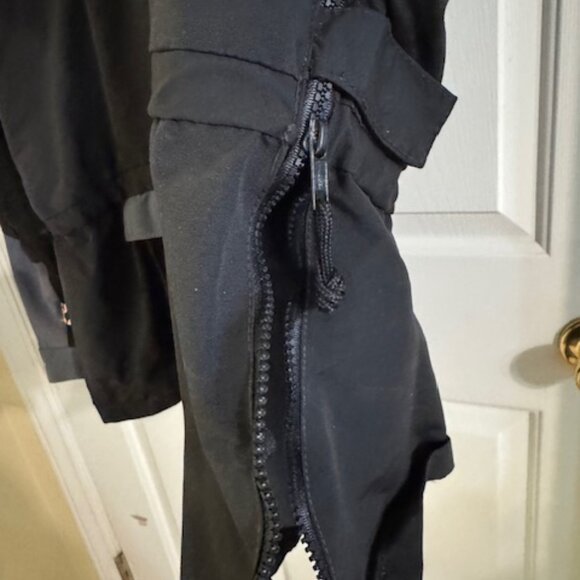 Moose Racing Utility Jacket Anorak Gorpcore Tech Black Gray Dirt Birt/Snowmobile - Picture 9 of 14